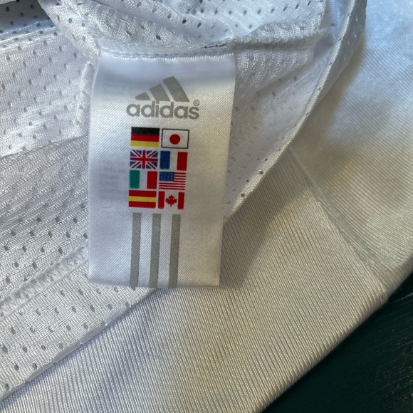 VTG Y2K Adidas White Notre Dame #10 Brady Quinn Football Jersey Youth S - Picture 7 of 17